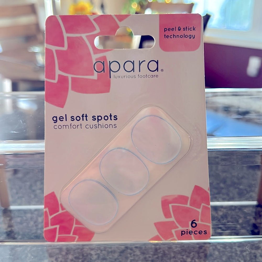Gel soft spots comfort cushions for heels